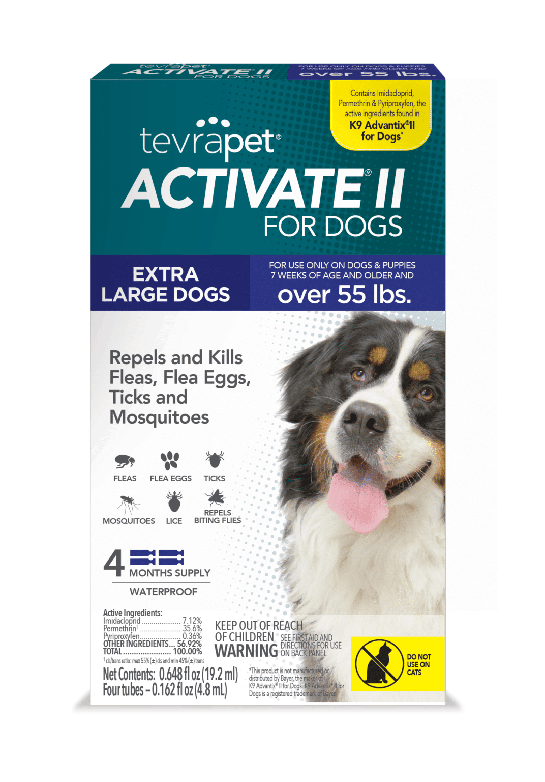 Activate II for Dogs - Flea and Tick Protectio - Tevra Pet