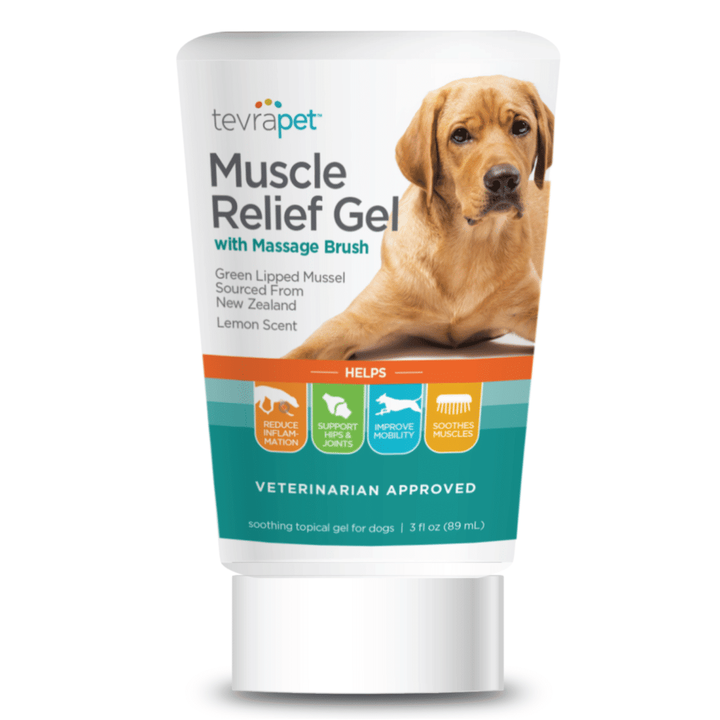 TevraPet Muscle Relief Gel for Dogs Fast Acting Pain Relief Tevra Pet