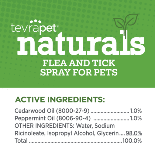 TevraPet Naturals Flea Tick & Mosquito Spray for Dogs, Cats & Home - Tevra  Pet